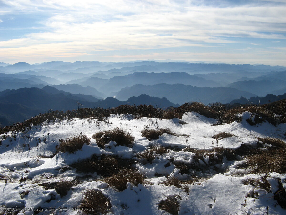 天空 雪山 雪 高山 植物 自然风光 景观 景区 太白山 休闲旅游 风景名胜 风景图片