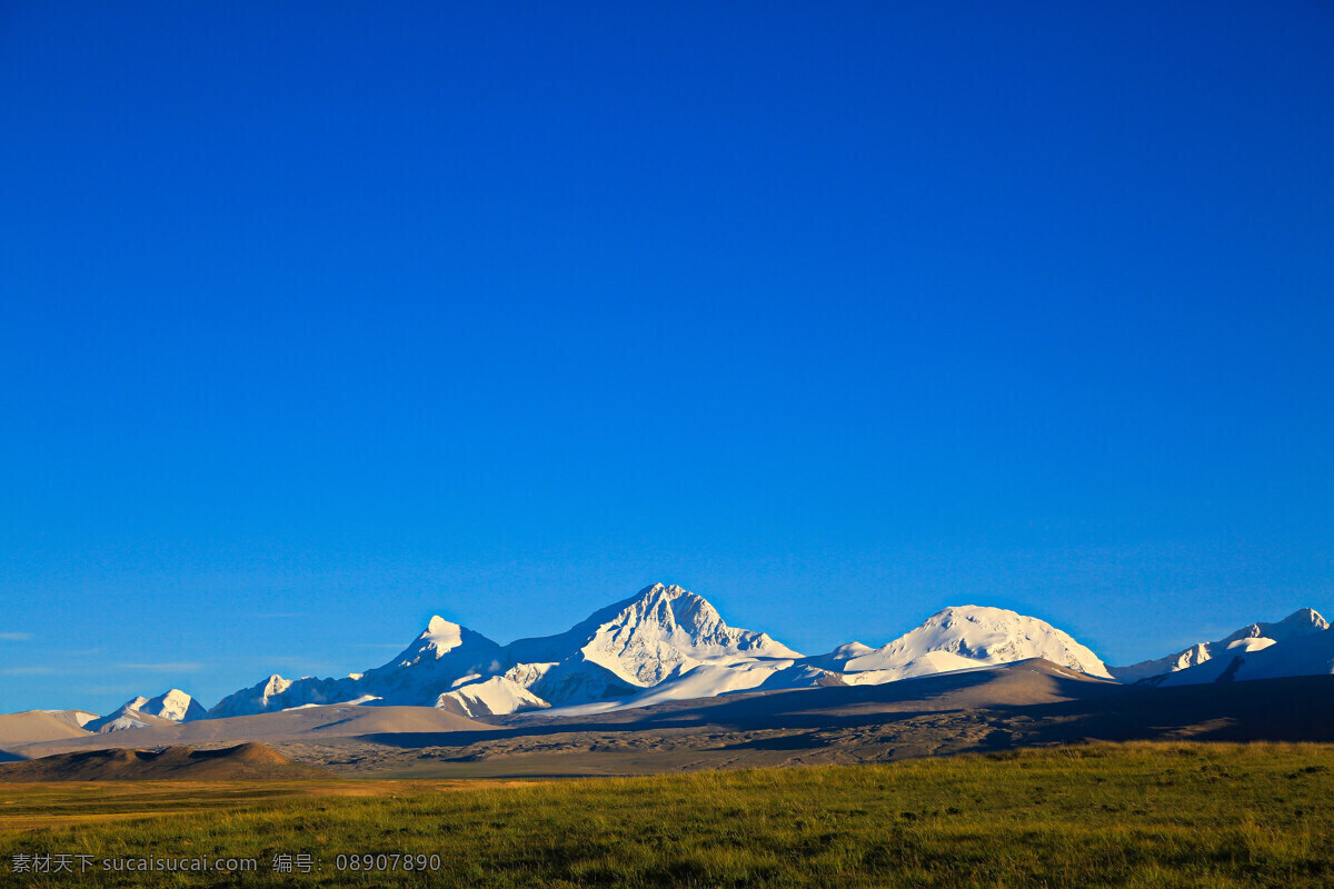希夏邦马 西藏风景 蓝天 雪山 草地 白云 金幡 西藏美景 旅游摄影 纳木错风景 纳木错圣湖 玉龙雪山 唐古拉 国内旅游