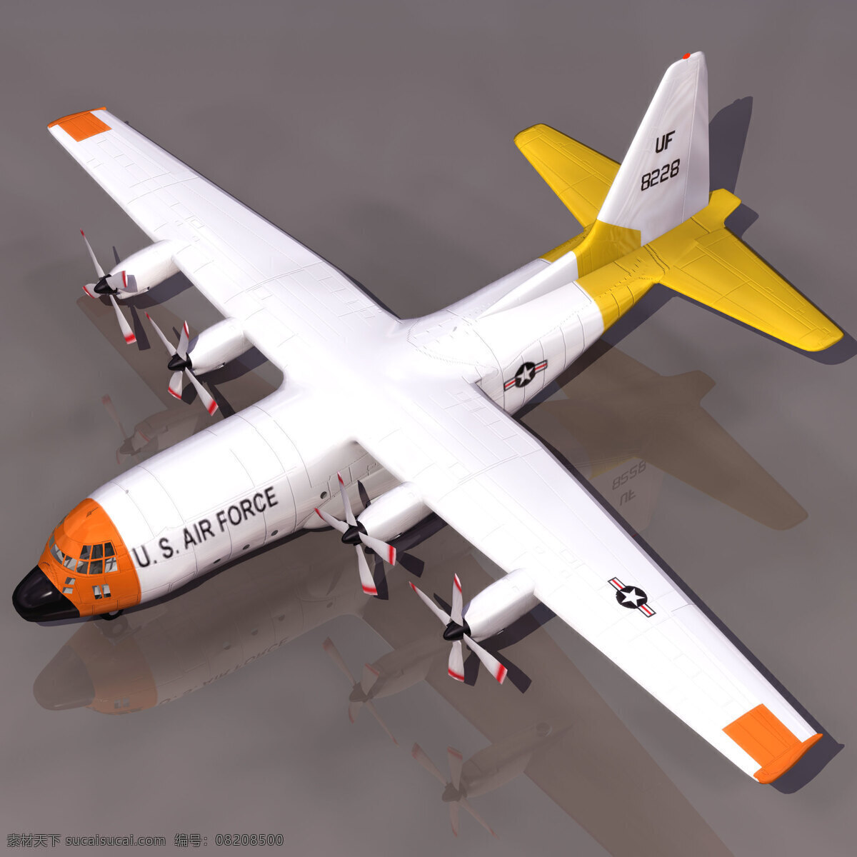 飞机模型 hercules 军事模型 空军武器库 3d模型素材 其他3d模型