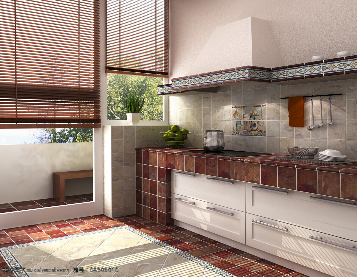 厨房 橱柜 环境设计 室内 室内设计 效果图 设计素材 模板下载 家居装饰素材