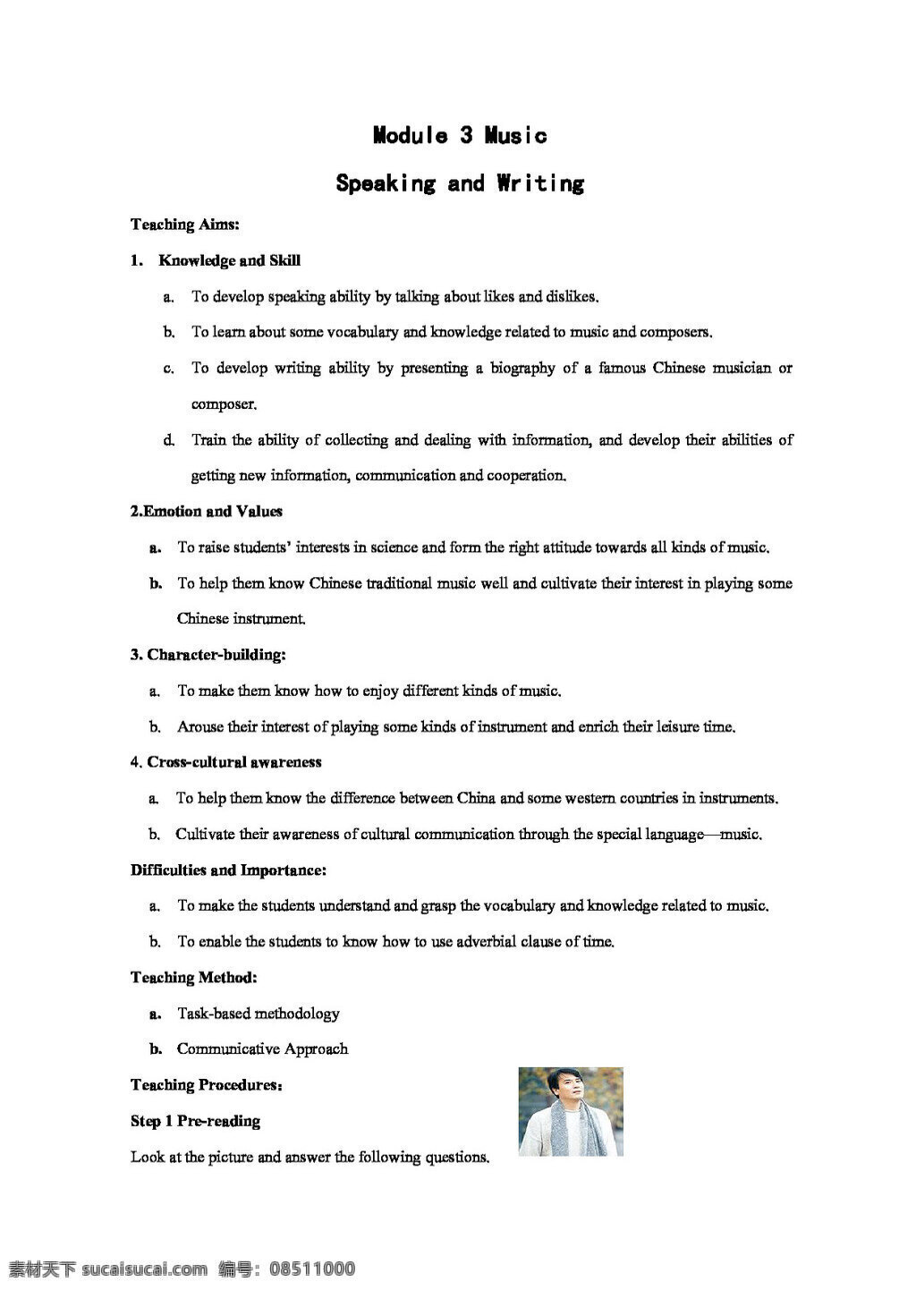 英语 外 研 版 module3 speaking and writing 教案 必修2 外研版
