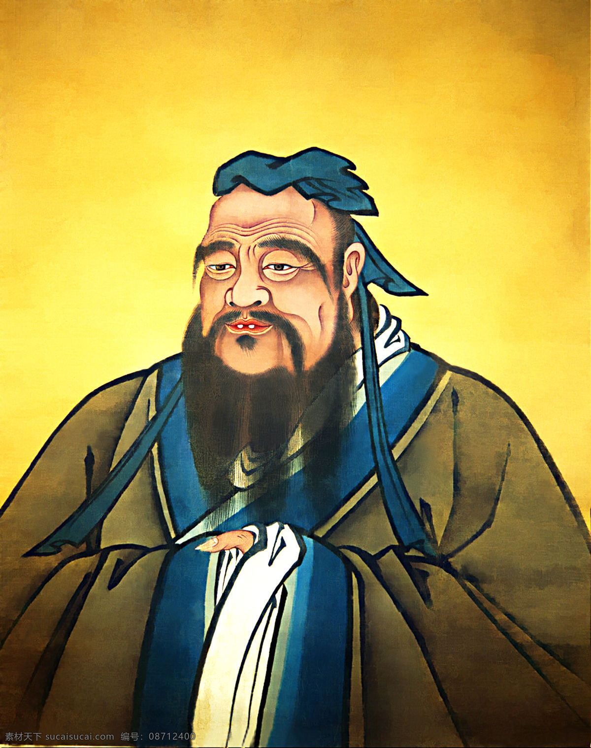 高清孔子像 高清 孔子 孔子像 古代 古代人物 先师 大成至圣先师 孔老夫子 孔圣人 人物图库