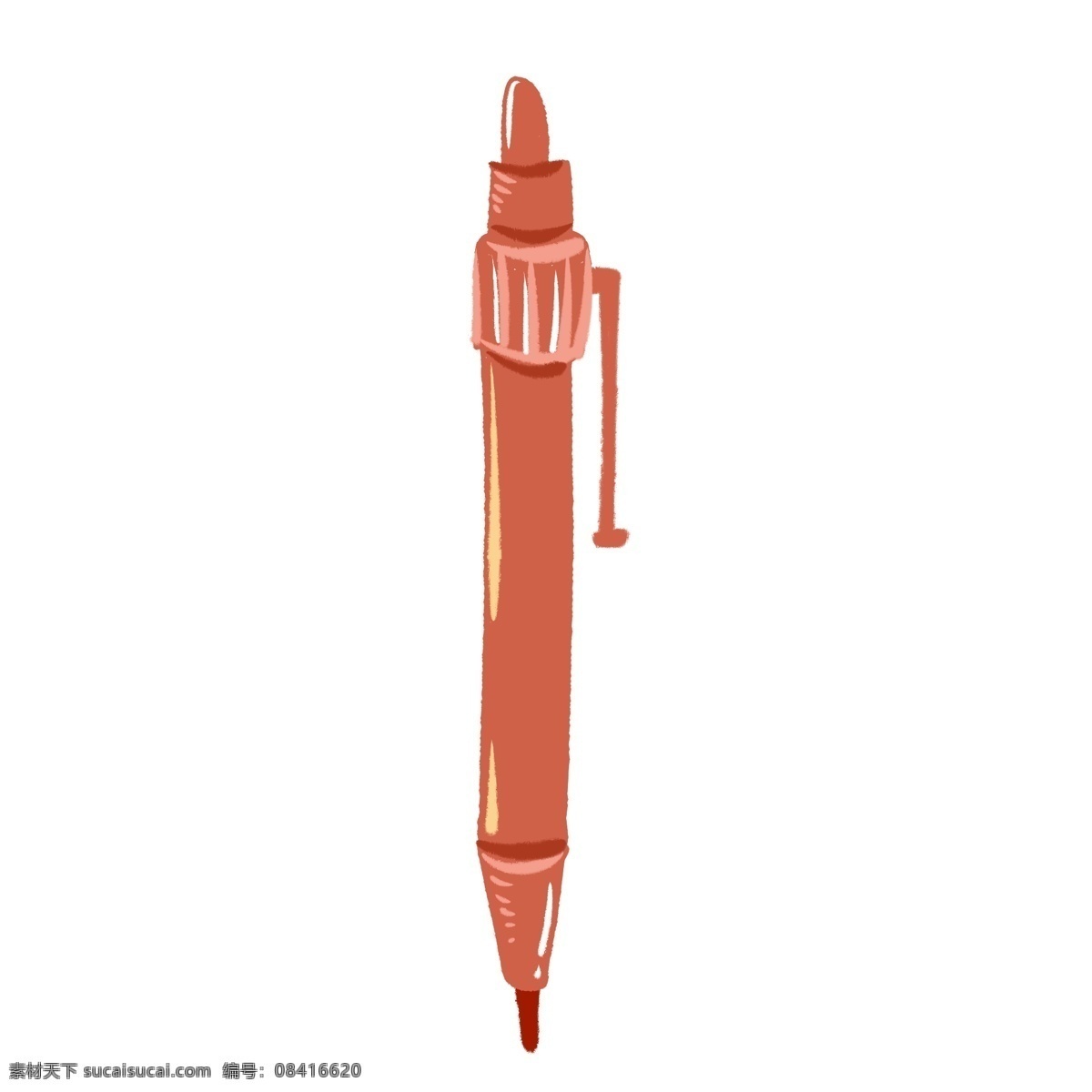 粉红色 画笔 插画 粉红色的画笔 绘画的画笔 卡通插画 画笔插画 钢笔插画 铅笔插画 写字的笔