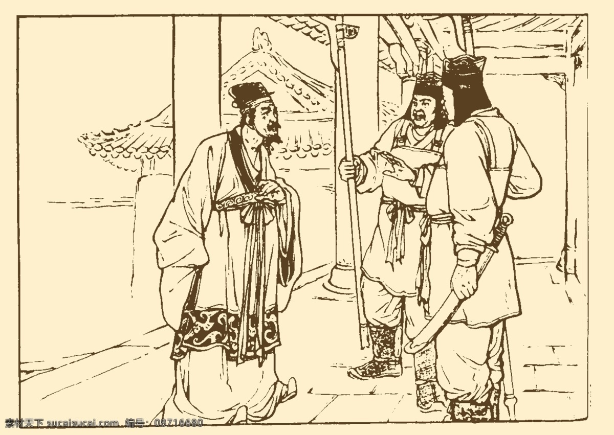 分层 白描 传统文化 端午 故事 连环画 屈原 人物 古代故事画库 屈原素材下载 屈原模板下载 粽子 传统故事 源文件 节日素材 端午节