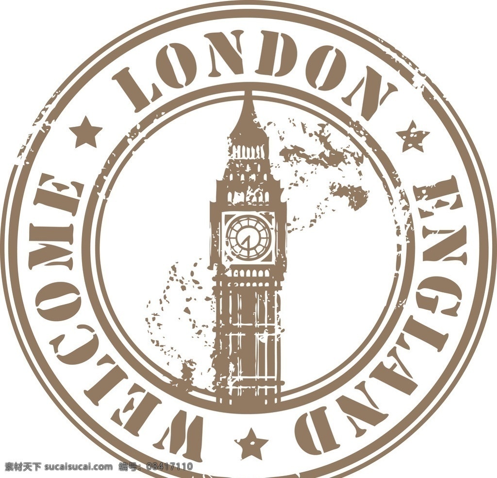 伦敦邮戳 邮戳 邮票 伦敦 london 邮票印章 分层 源文件