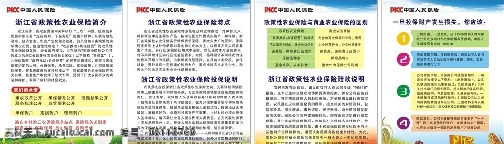 政策性 农业 保险 展板 三农 保险展板 农民