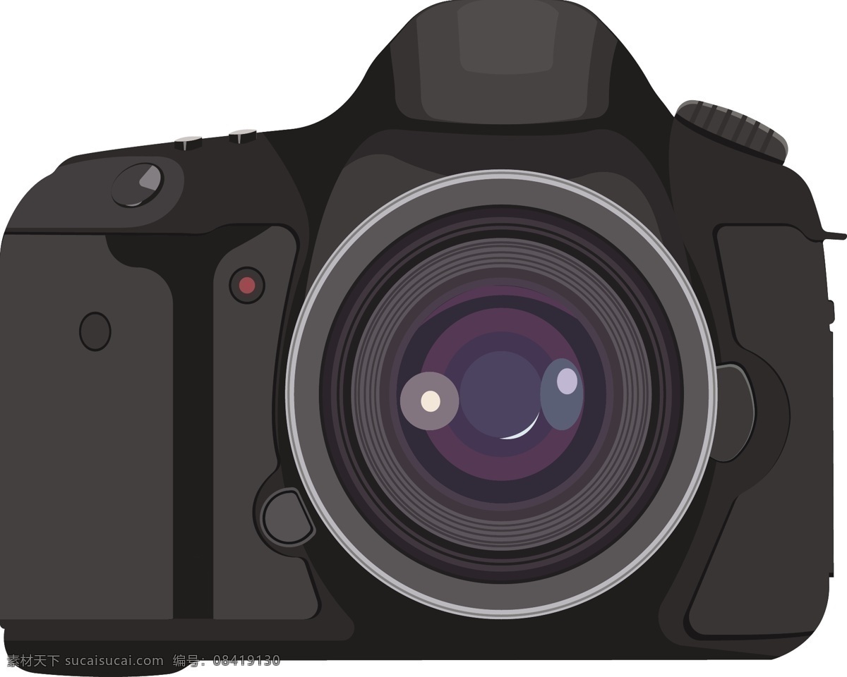camera 逼真矢量素材 ui图标 矢量 ui 相机 白色