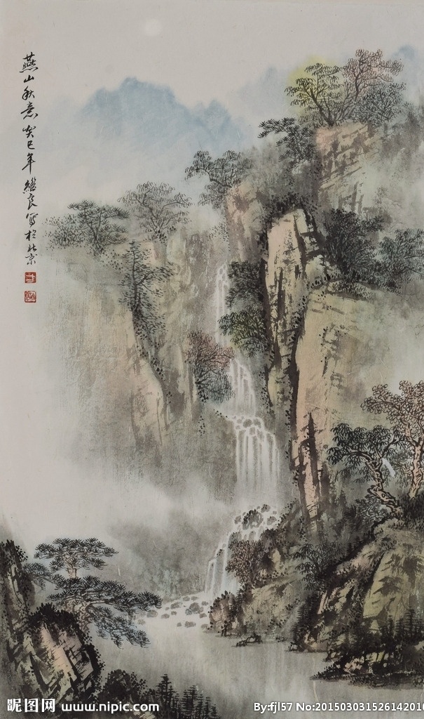 方 继 良 山水画 欣赏 方继良 北宗方继良 名家方继良 客厅山水画 方继良山水 名家山水画 中国山水画 风水山水画 文化艺术 绘画书法