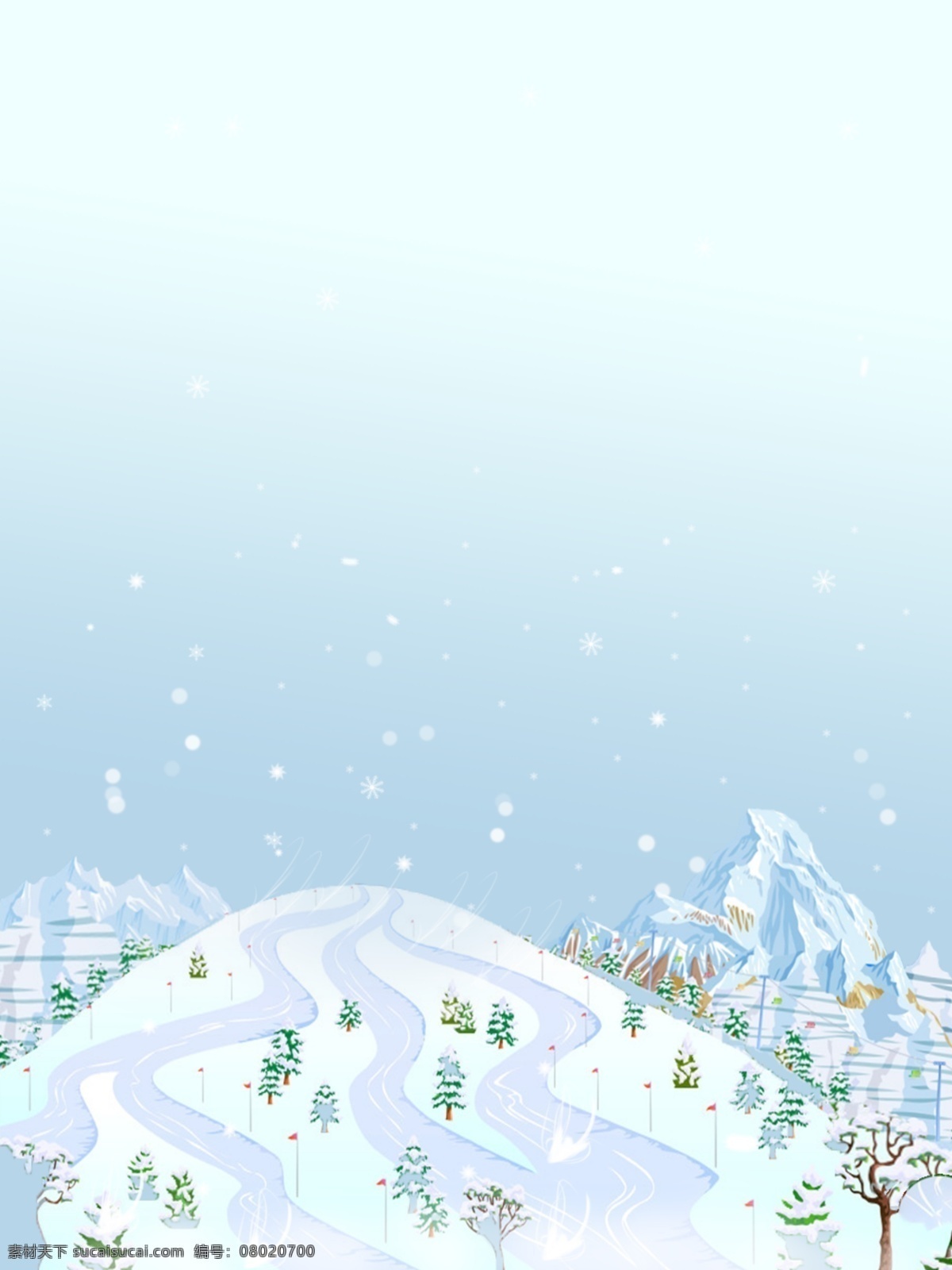 冬季 浪漫 唯美 雪景 圣诞 白色