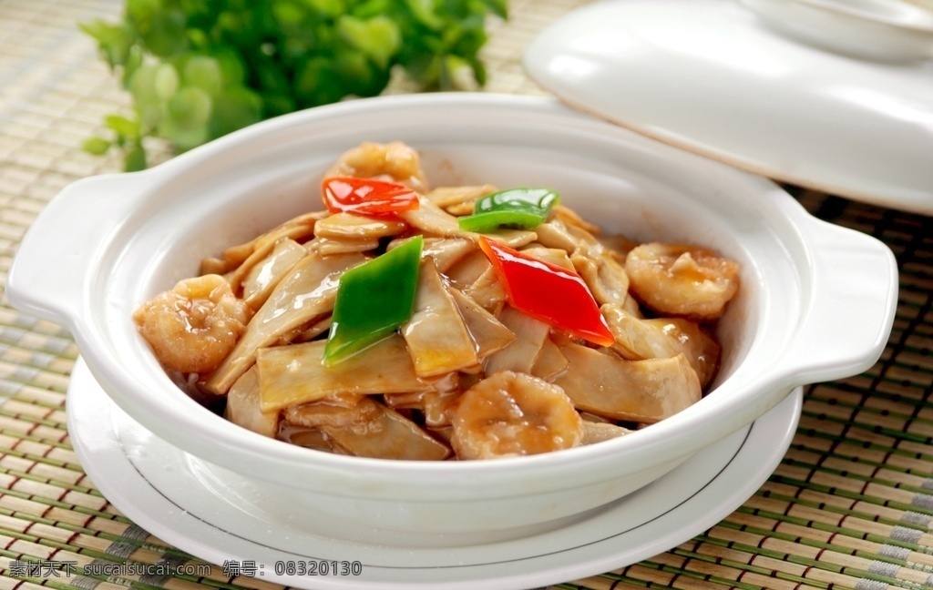 潮 式 杏 鲍 菇 潮式杏鲍菇 中国传统美食 家常菜 小吃 美食素材 餐饮美食 食物原料