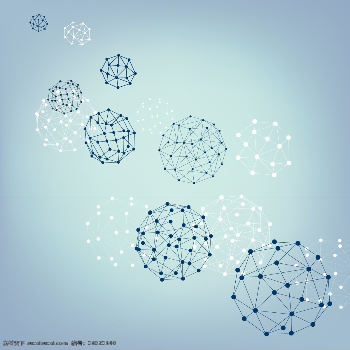 球体矢量结构 三维 分子 概念 艺术线 条 结构 透视丝 子午线 立体 线框