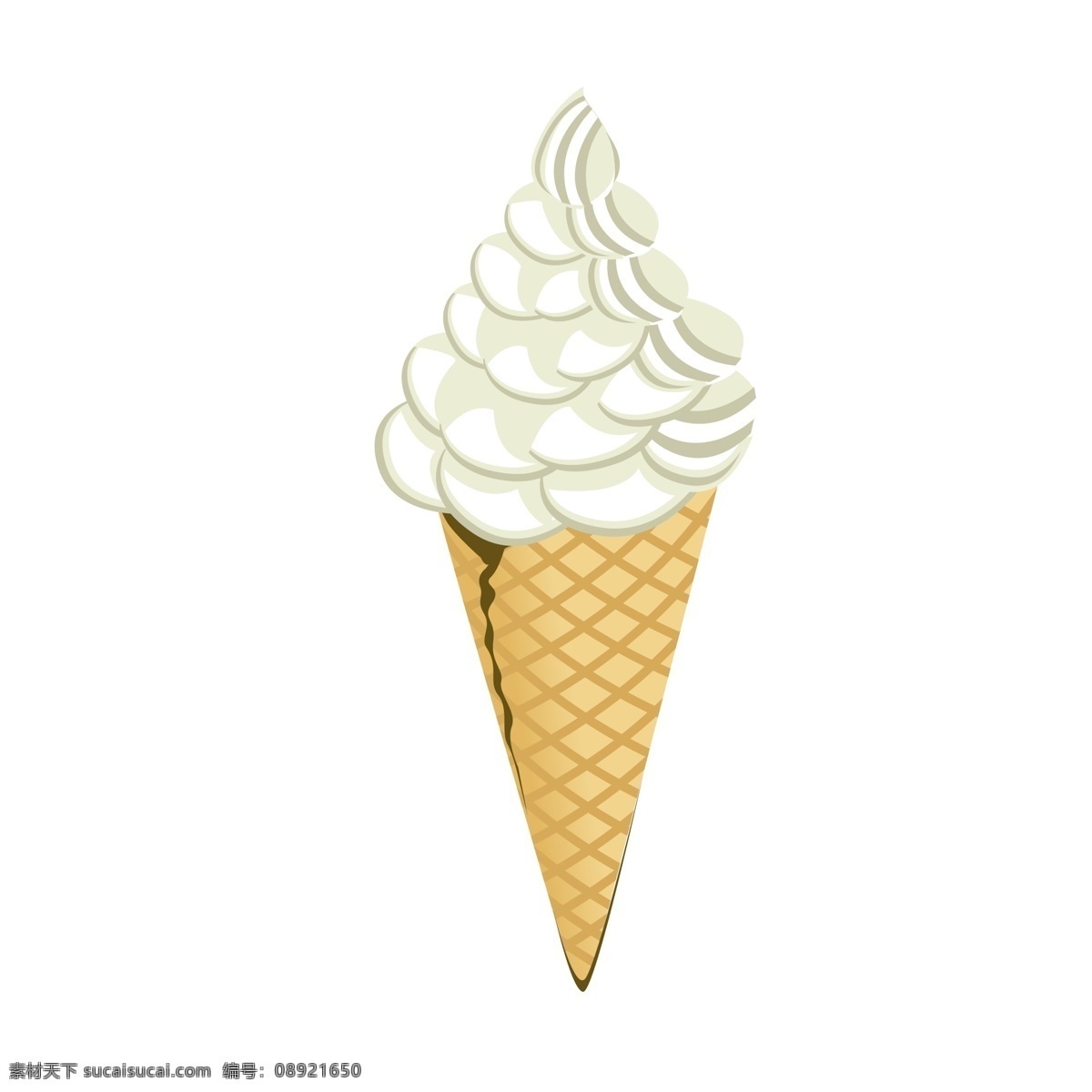 美味 奶油 蛋 筒 免 抠 图 夏日冰淇淋 冰爽 卡通手绘 冰淇淋手绘 夏日解署 蛋筒 手绘插画