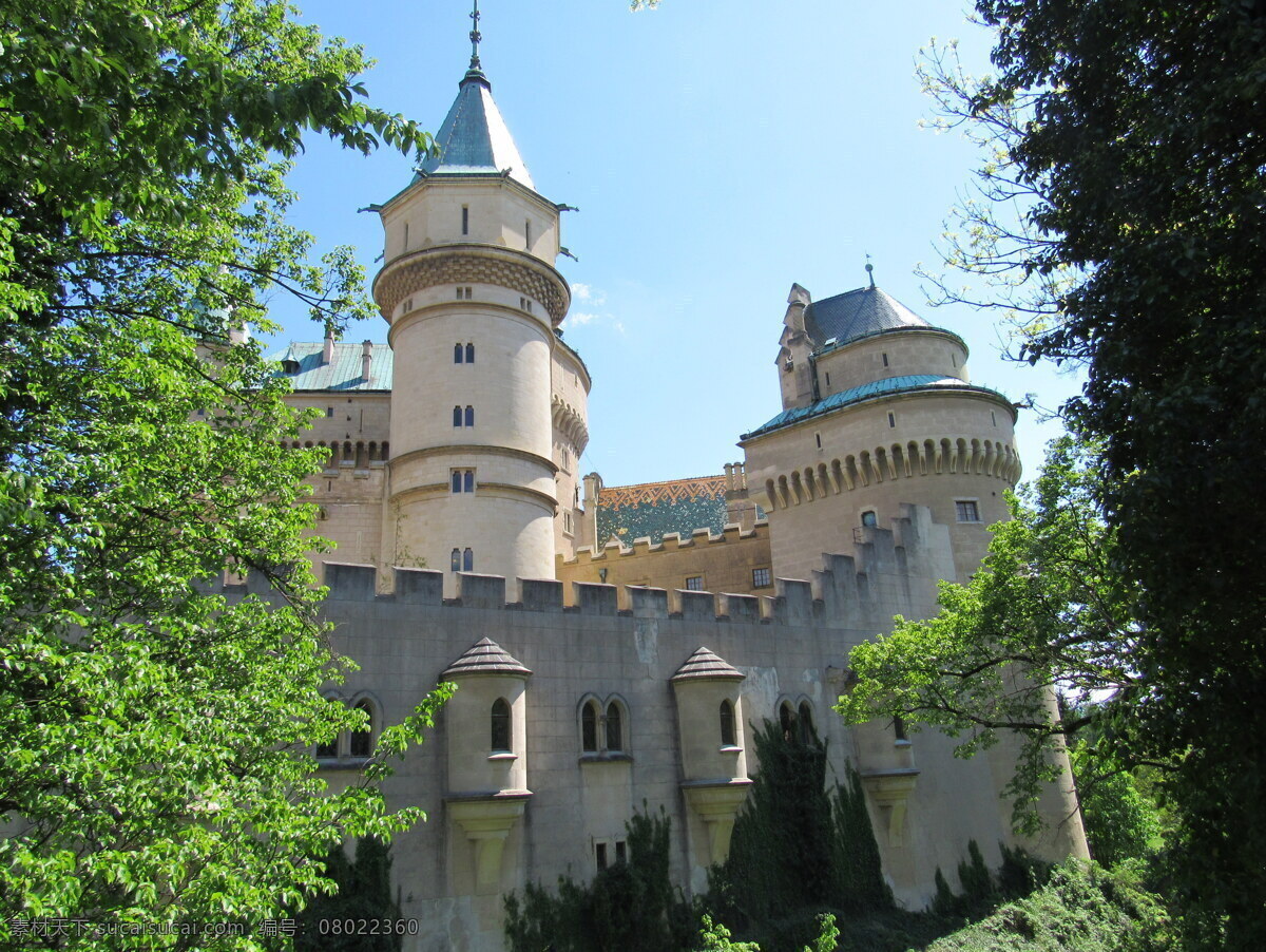 欧洲 斯洛伐克 波切尼斯城堡 城堡 古城堡 古堡 古代城堡 城堡建筑 建筑 建筑物 特色建筑 建筑摄影 建筑园林