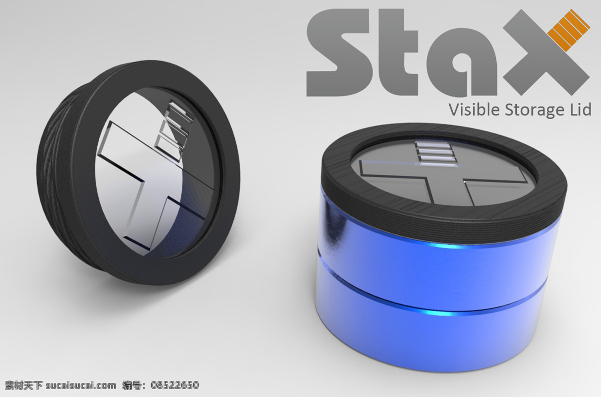 stax 可见 储 盖 staxaccessory 3d模型素材 3d打印模型
