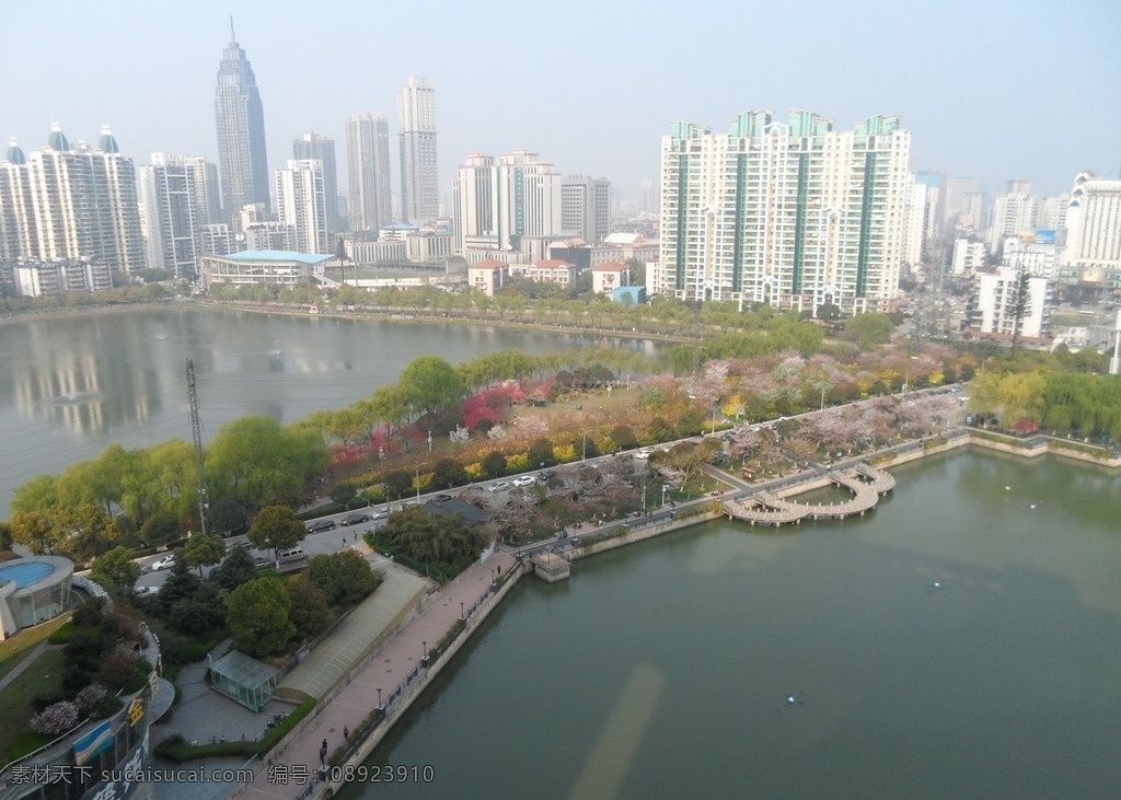 湖边 景色 湖景 西北湖景区 城市景区 建筑园林 建筑摄影