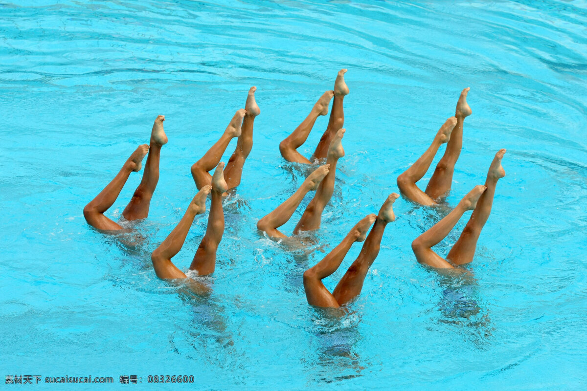 体育 竞技 体育竞技 花样游泳 游泳池 运动 运动员 人物 体育运动 生活百科