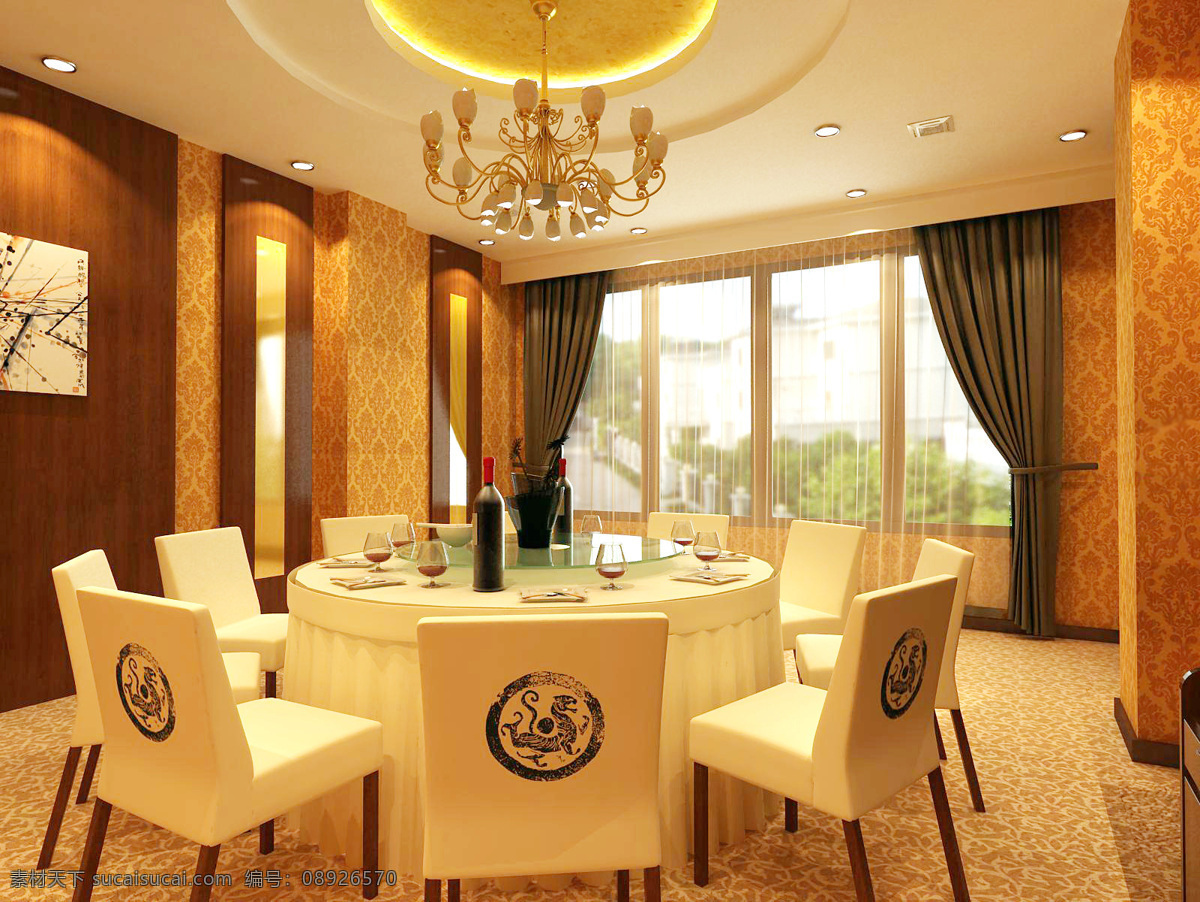 酒店 包间 红酒 环境设计 室内设计 桌椅 酒店包间 家居装饰素材