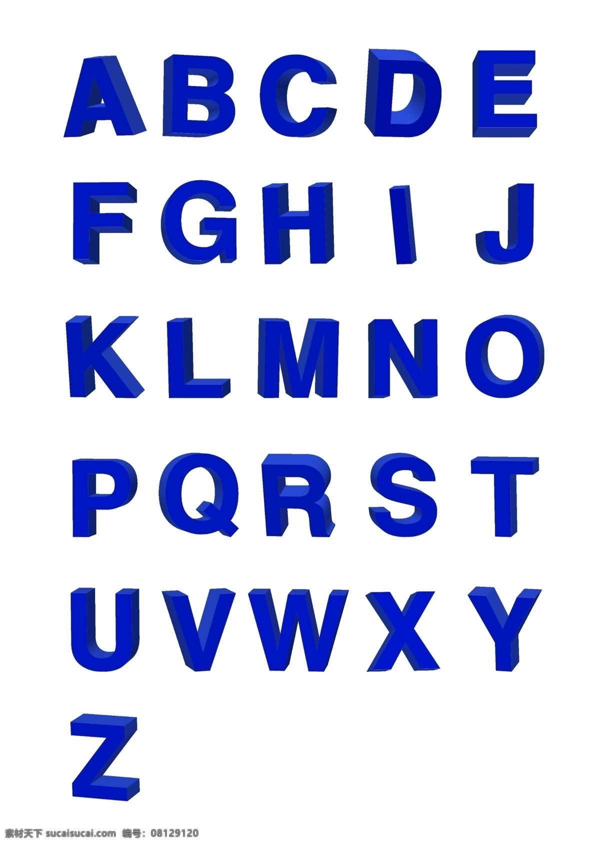 分层 蓝色 立体 立体字 源文件 字母 模板下载 蓝色立体字母 蓝色字 矢量图 艺术字