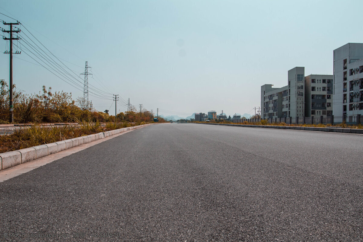 空旷 马路 商用 背景 图 空旷的马路 道路 唯美 古典