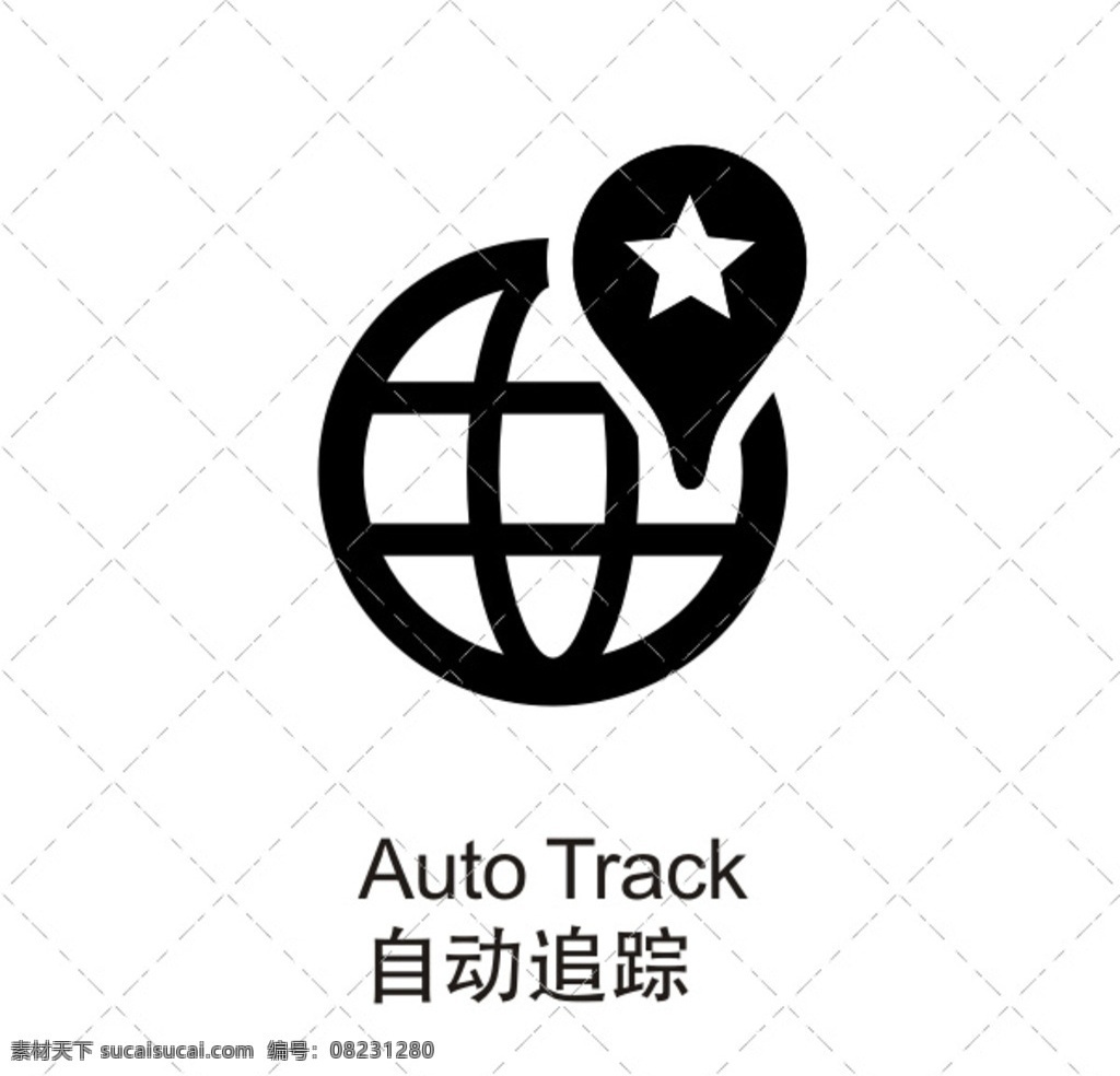 自动追踪图标 自动追踪 图标 追踪 追踪图标 gps gps追踪 gps定位 定位追踪 定位 auto track logo设计
