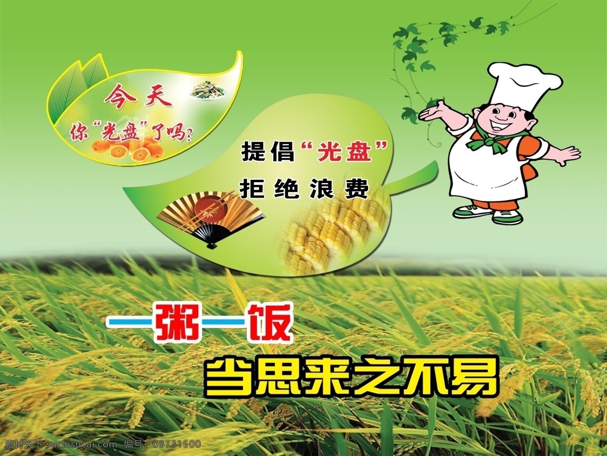 光盘行动 光盘 绿色 一粥 一饭 生活百科
