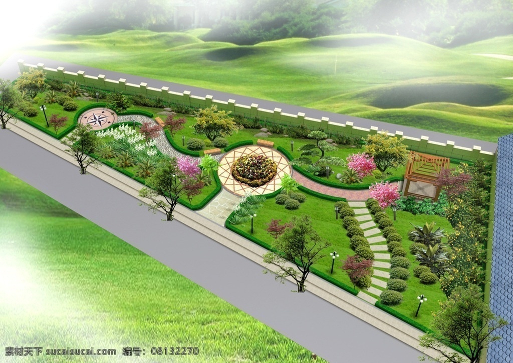小公园设计 公园 景观 绿化 庭院 广场 环境设计 景观设计