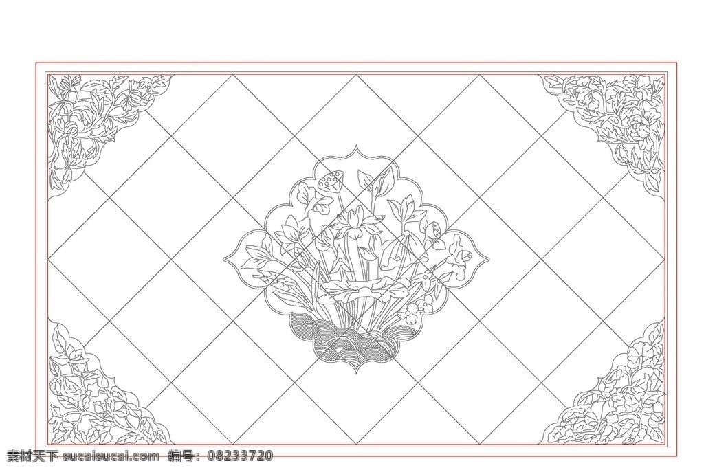 墙面中式 中式造型墙 西式造型墙 现代造型墙 石材墙面 陶瓷墙面陶 瓷墙面 cad 环境设计 室内设计 dwg