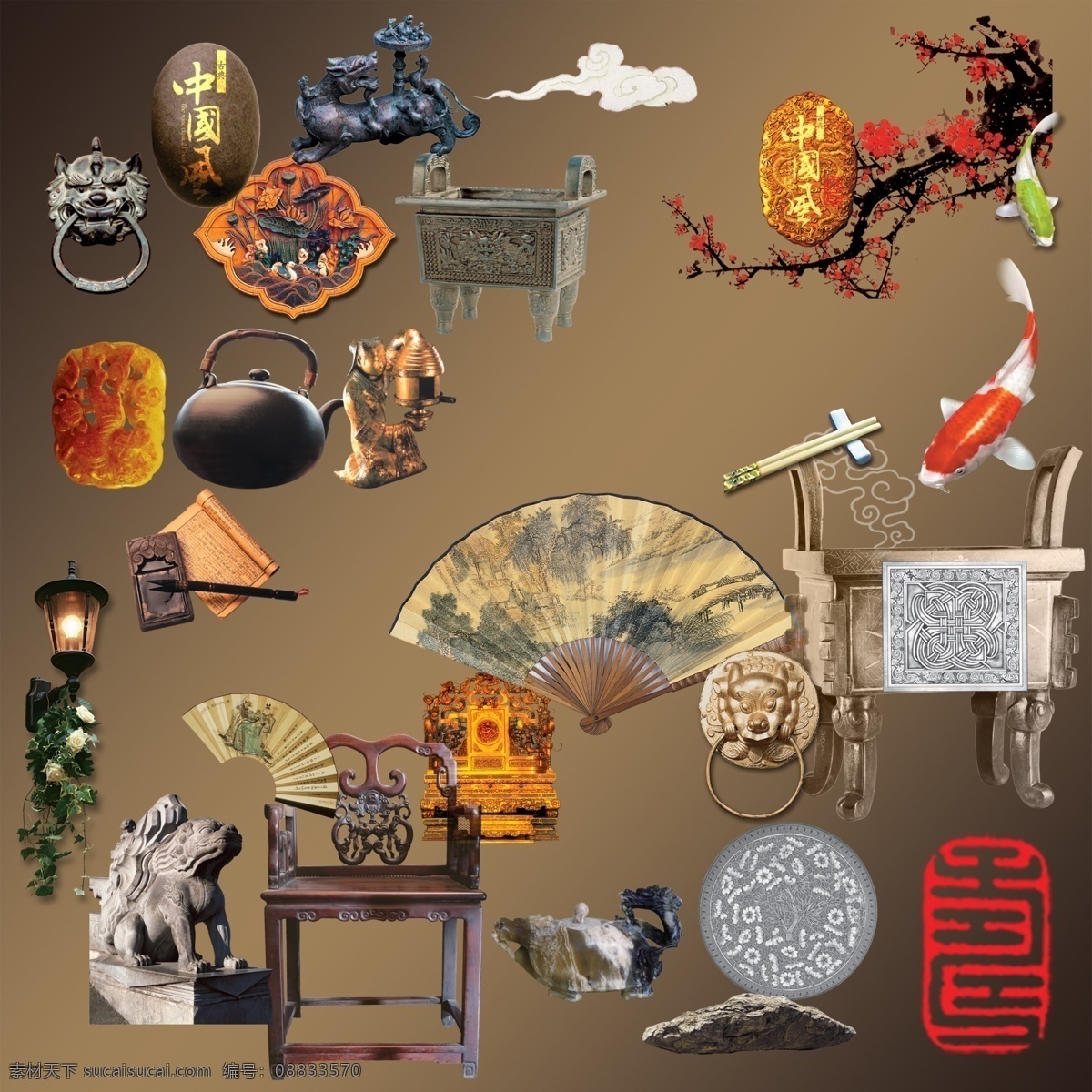 中国古典元素 茶壶 古代印章 古代装饰 墨迹 山水画 神韵 水墨丹青 水墨画 竹子 中国 古代 元素 贴图 古扇子 桃花刻章 一味茶香 江南典范 psd源文件