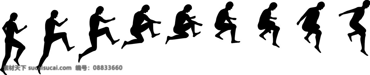 人物 动作 剪影 矢量 运动 行动 病媒生物 特征 钌 矢量图 其他矢量图