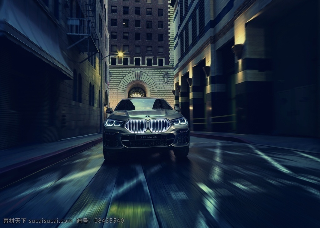 x6海报 bmw 宝马 x6 街道 黑夜 隐形 速度 背景 海报