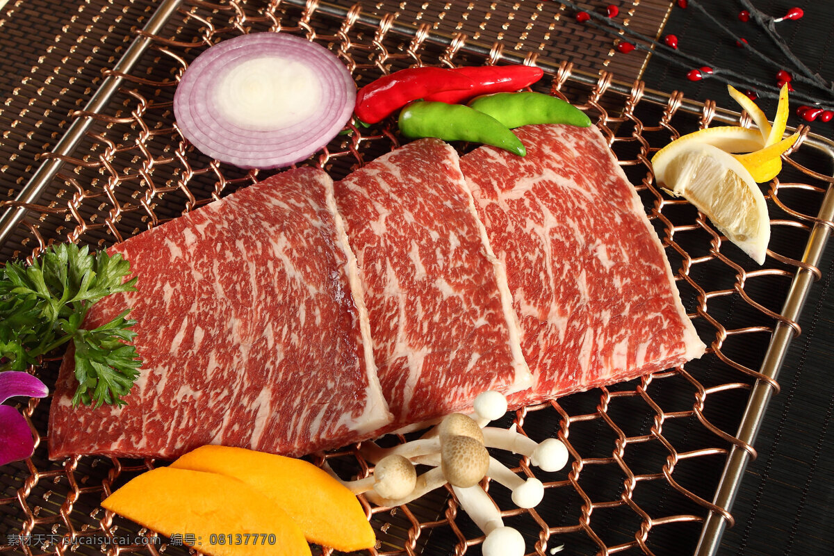 和牛大米龙 烤肉 韩式烤肉 烤牛肉 雪花牛肉 韩国烤肉 餐饮美食 传统美食