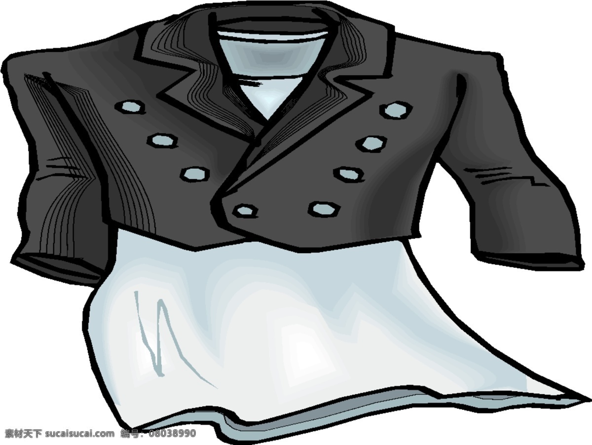 女士 服饰 长袖 黑色 上衣 服装设计 服装款式图