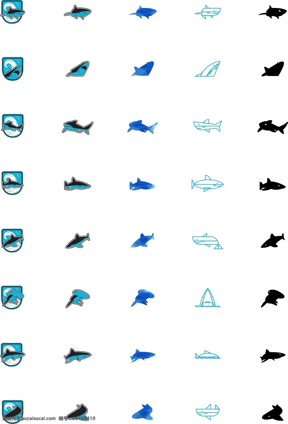鲨鱼图标 简笔画 抽象 素描 轮廓 鲨鱼 动物 海洋 游动 捕食 大白鲨 图标 logo web 界面设计 图标按钮
