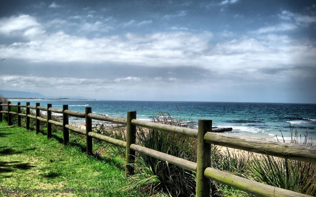 白云 风景壁纸 海边风景 海浪 海滩 礁石 自然风景 自然景观 风景图片 海边 风景 系列 二 psd源文件