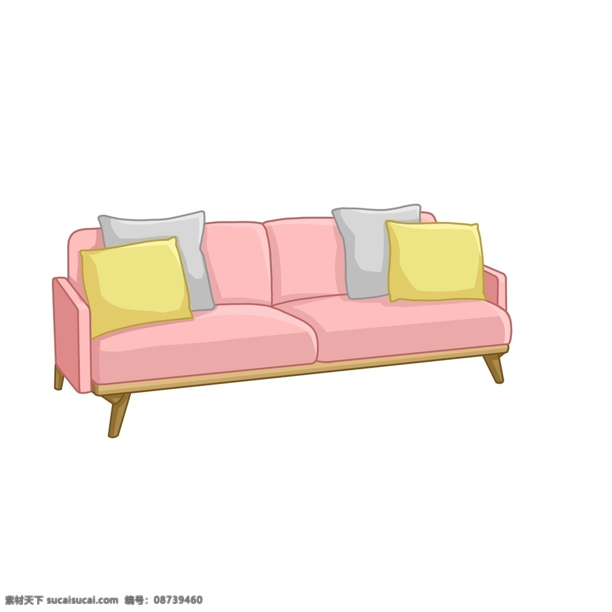清新 现代 家居 家装 双人 沙发 装饰 两人坐沙发 双人座沙发 双人沙发 家具摆设 布艺沙发 现代沙发 软卧沙发