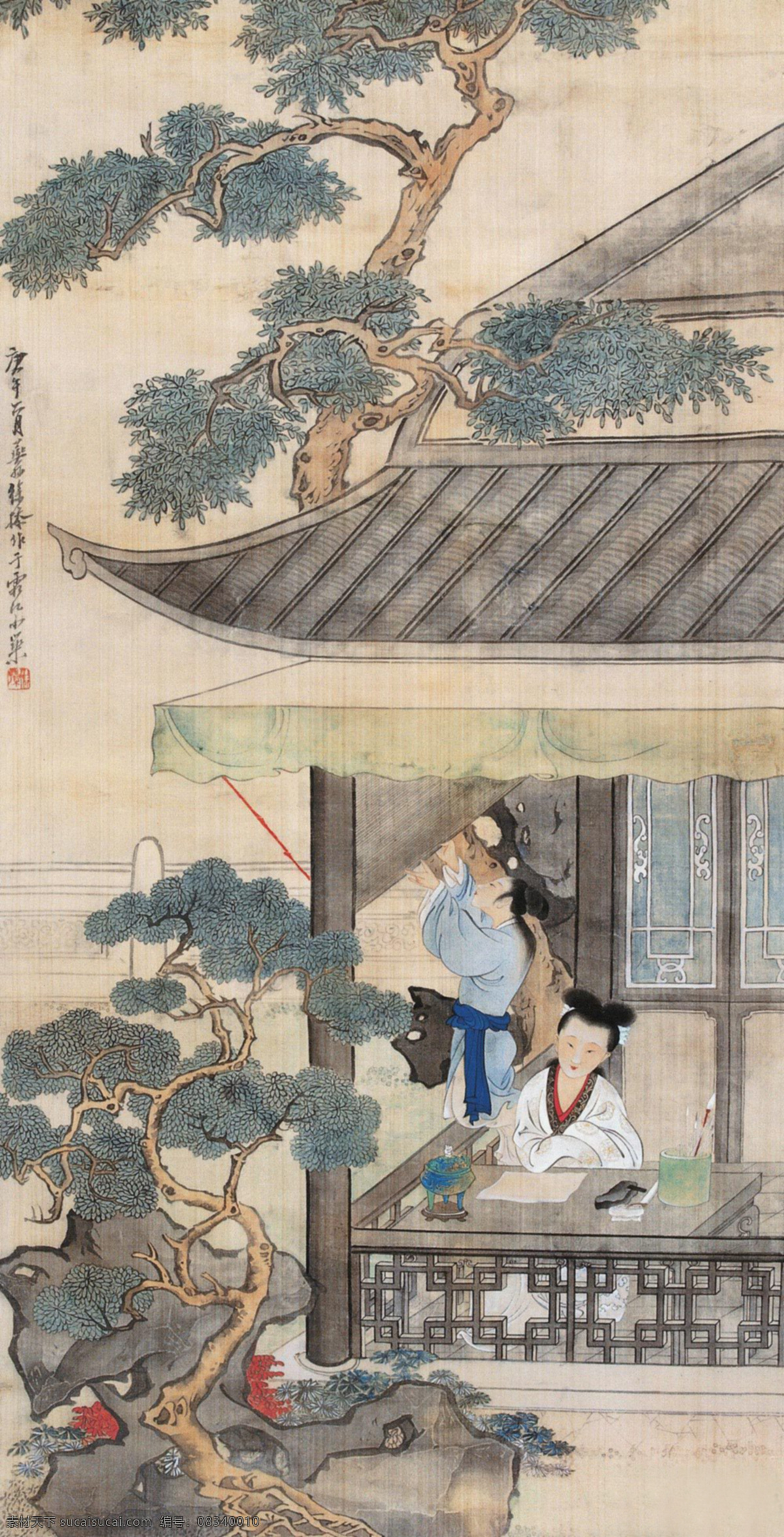 仕女 人物故事 近现代 山水画 精选 近代绘画 徐操 国画 古画 书画 山水 人物 古人物 文化艺术 绘画书法 设计图库