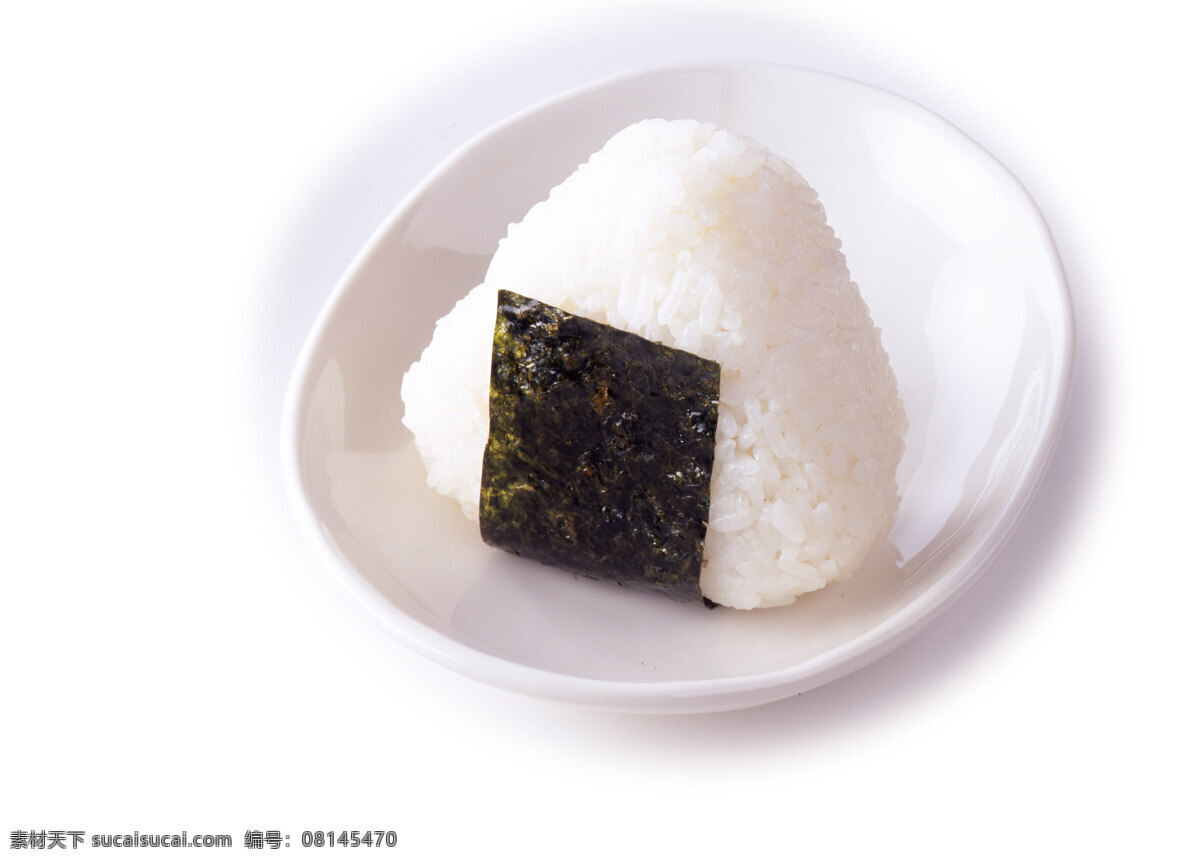 饭团 手捏饭团 日本饭团 紫菜 海苔 米饭 寿司 米饭团 紫菜饭团 日本料理 日本美食 传统美食 餐饮美食