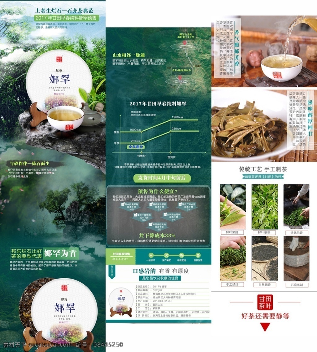 普洱茶 生茶 饼 茶 详情 页 茶叶详情页 普洱茶详情页 茶叶 铁观音 大红袍详情页 铁观音详情 茶叶细节描述 茶叶描述图 金骏眉 正山小种 安溪茶 西湖龙井 古树茶 熟茶 茶汤 淘宝茶叶 分层