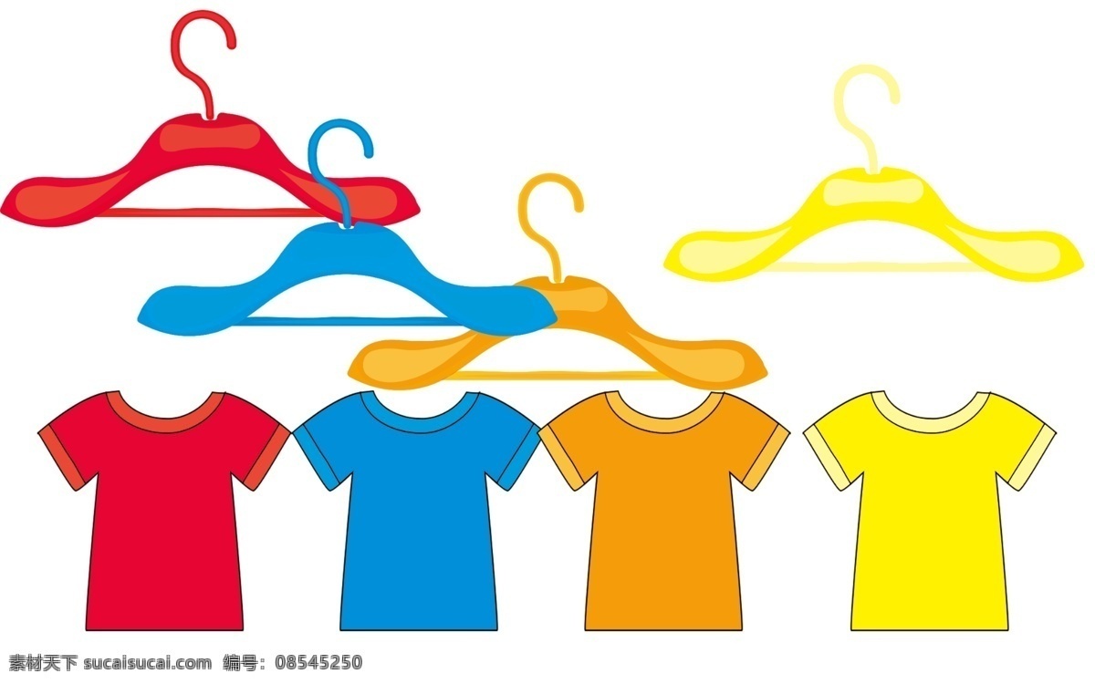 衣服 衣架 红 黄 蓝绿 卡通 晾衣架 颜色 蓝 绿 服装 儿童衣服 儿童服饰 卡通设计