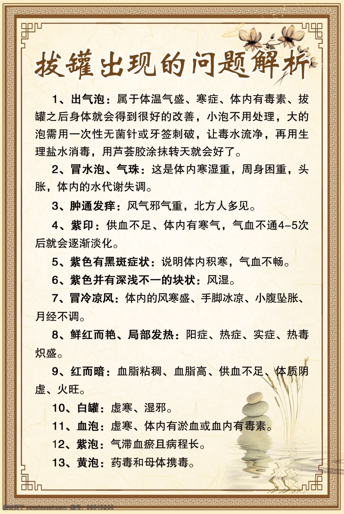 拔罐 问题 解析 出气泡 血泡