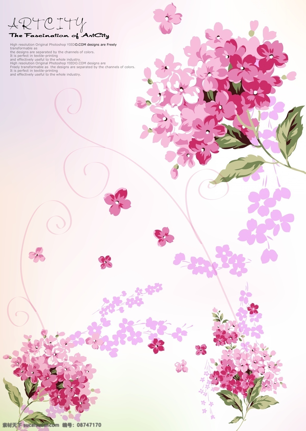 花卉低纹 矢量花卉 底纹边框 花纹花边 矢量花卉花纹 矢量图库