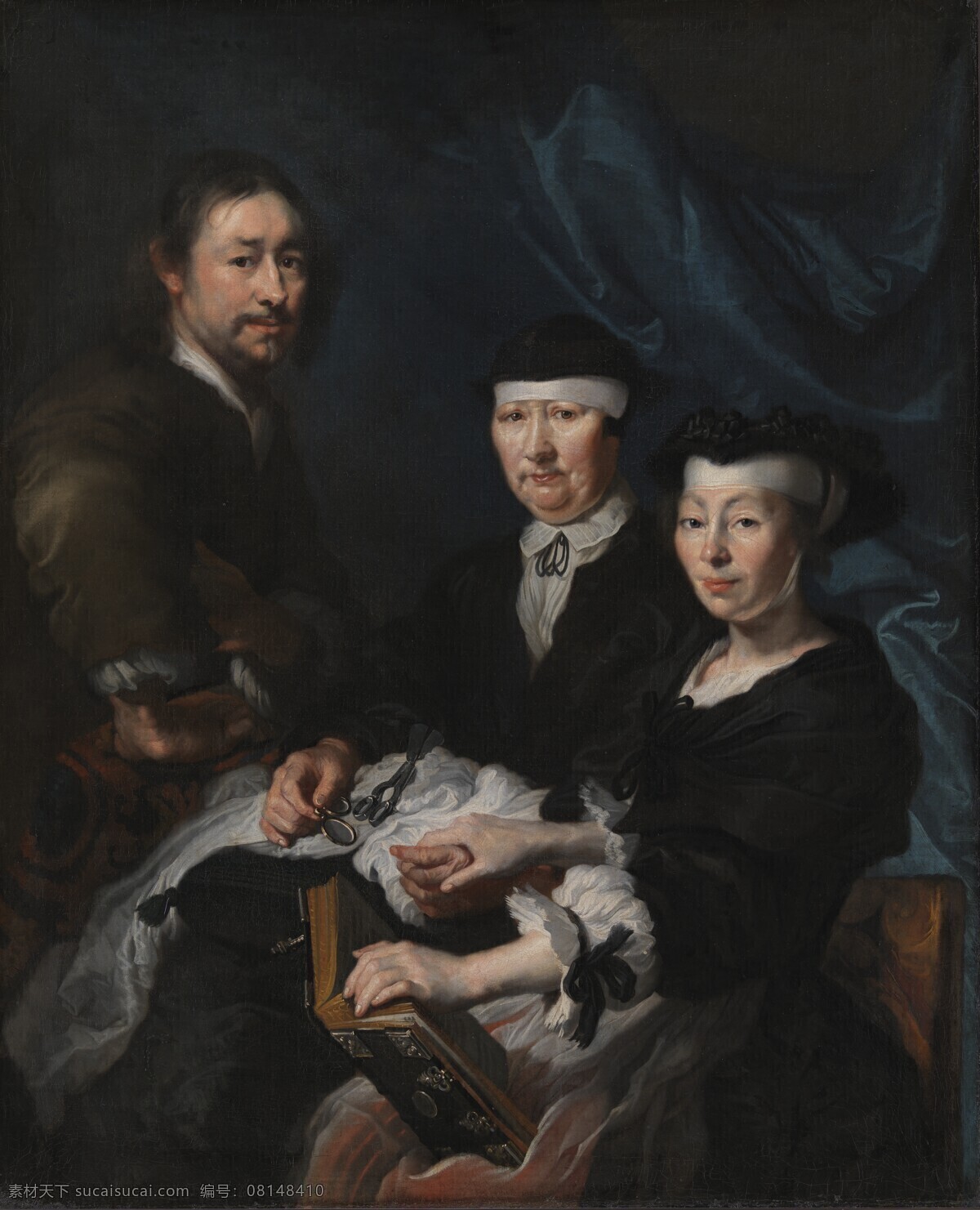 绘画书法 男人 女人 人物 世界名画 文化艺术 西洋油画 医学世家 卡雷尔 曼德 高清 肖像 艺术 家居装饰素材