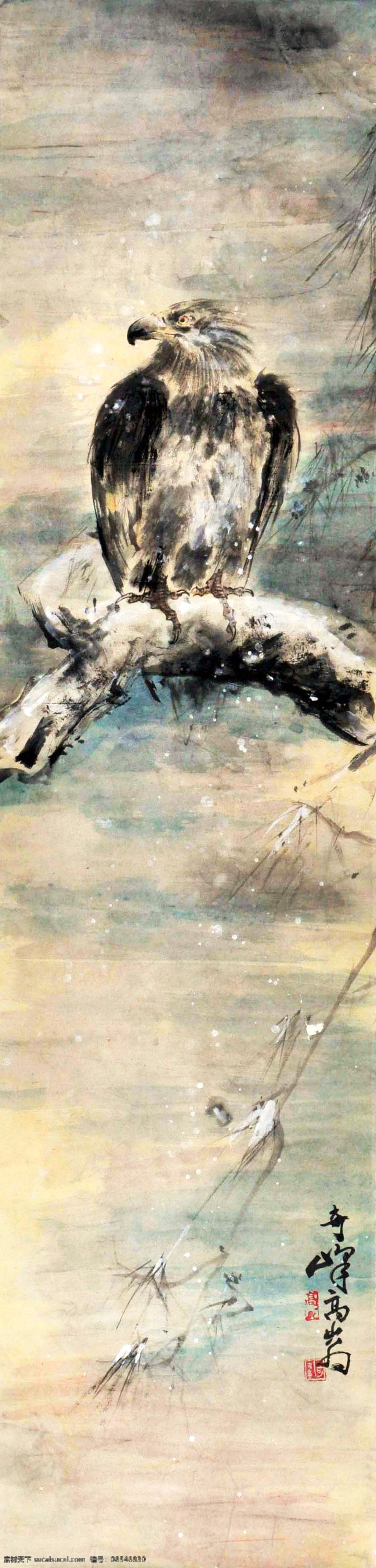 高奇峰 鹰 写意 水墨画 国画 中国画 传统画 名家 绘画 艺术 文化艺术 绘画书法