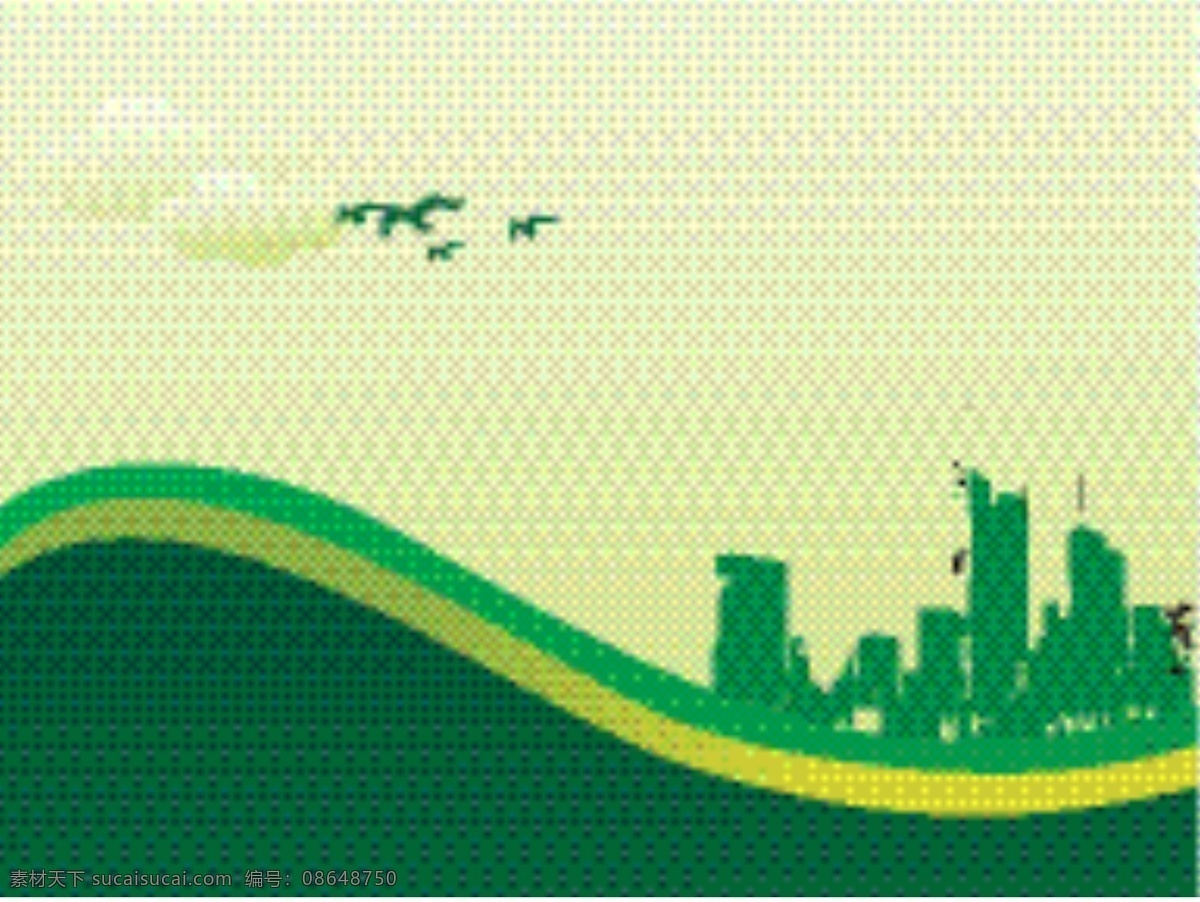 向量 城市 天际线 图 矢量图 其他矢量图