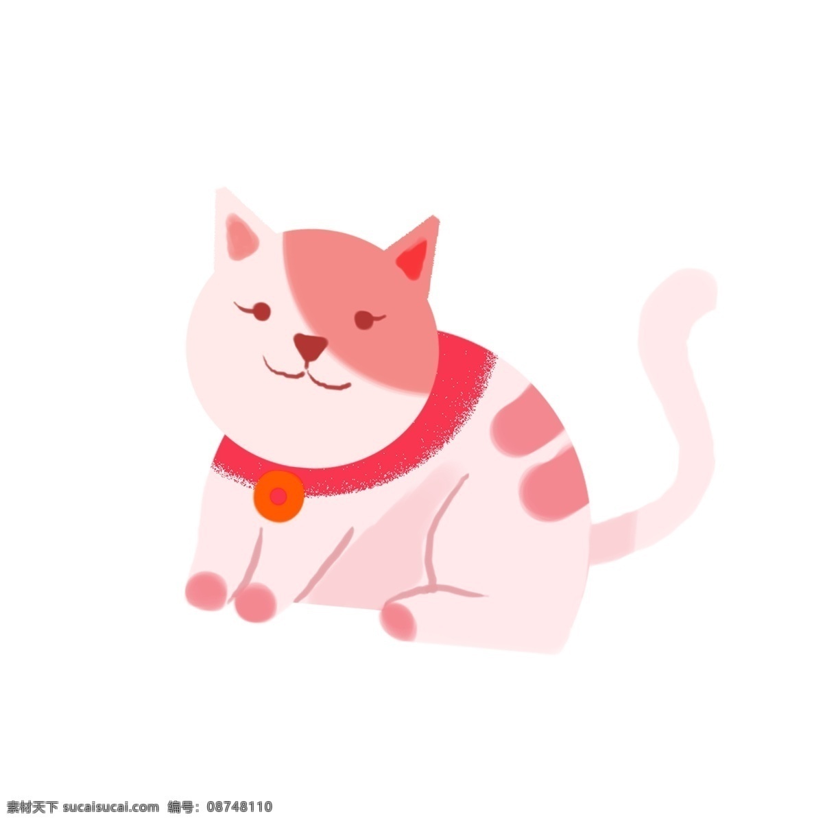 卡通 可爱 小猫 动物 插画 宠物 猫咪 萌宠