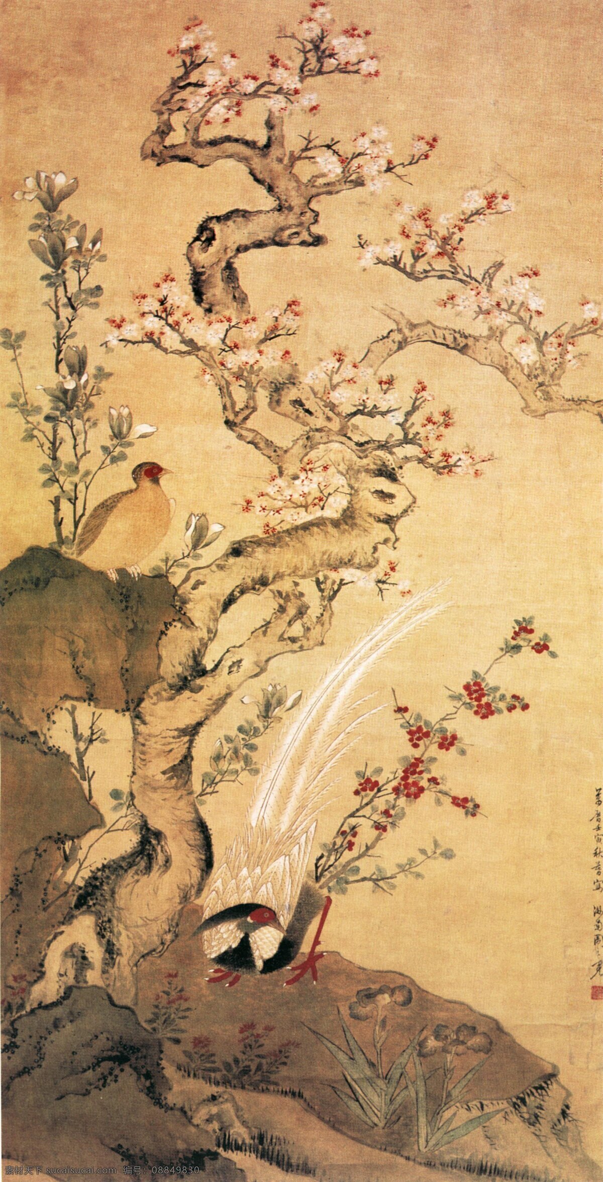 水墨 花鸟 名画 国画风景写意 花鸟画 山水画 水墨风景画 水墨画 绘画艺术 装饰画 中堂画 书画文字 文化艺术