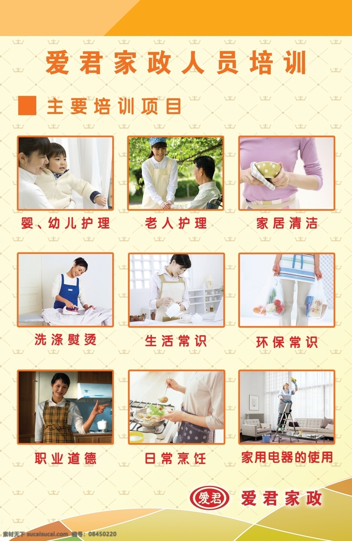 培训 月嫂 定政 育婴师 婴儿 保姆 海报 展板 催乳