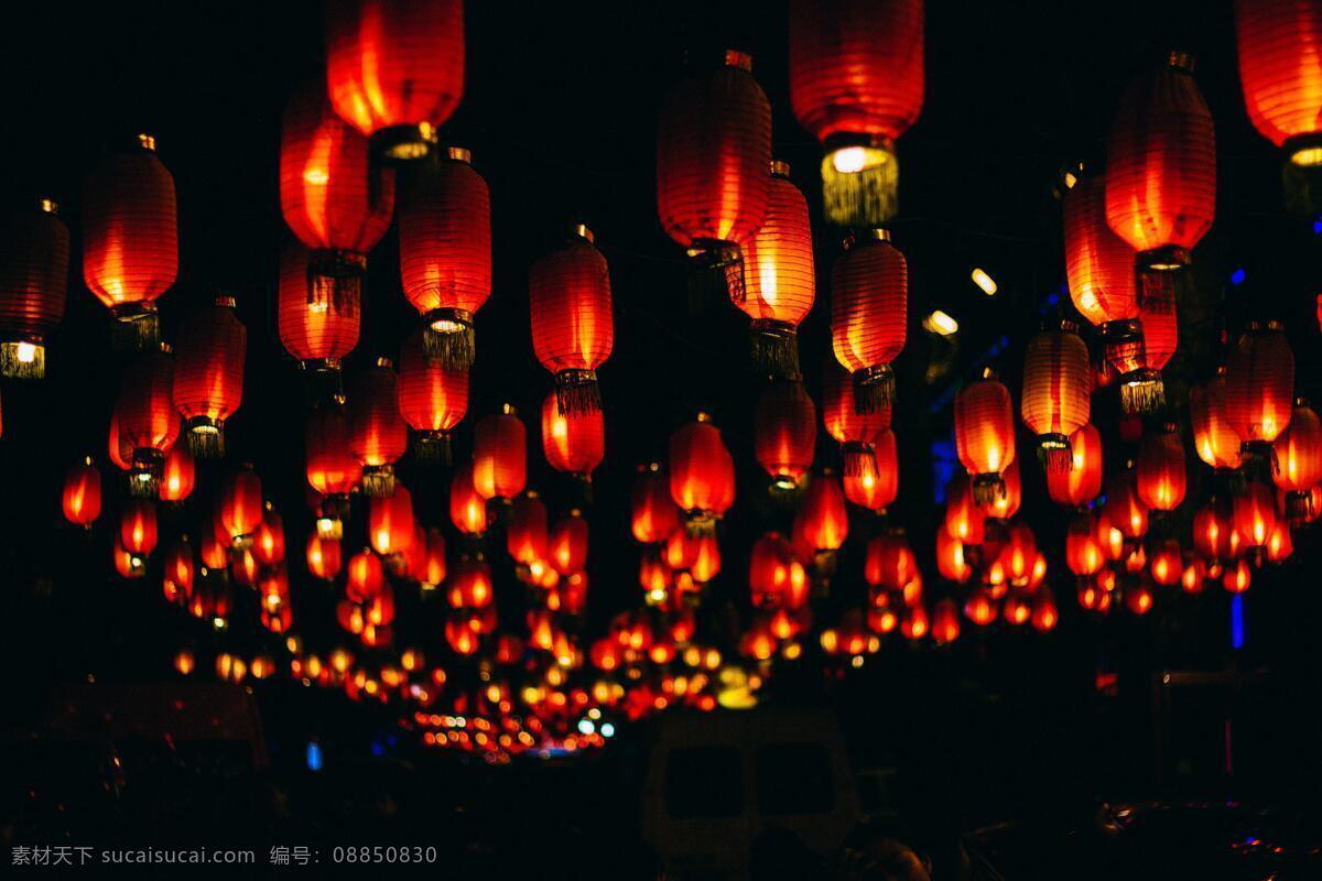 大红灯笼 红灯笼 中国风 中式 春节 红色灯笼 民俗 风俗 文化艺术 节日庆祝