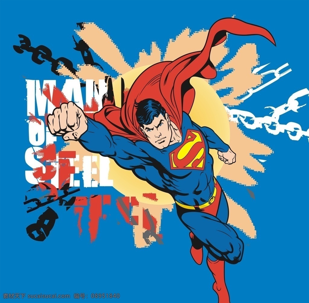超人 正义联盟 superman 钢铁之躯 克拉克 动漫动画 动漫人物