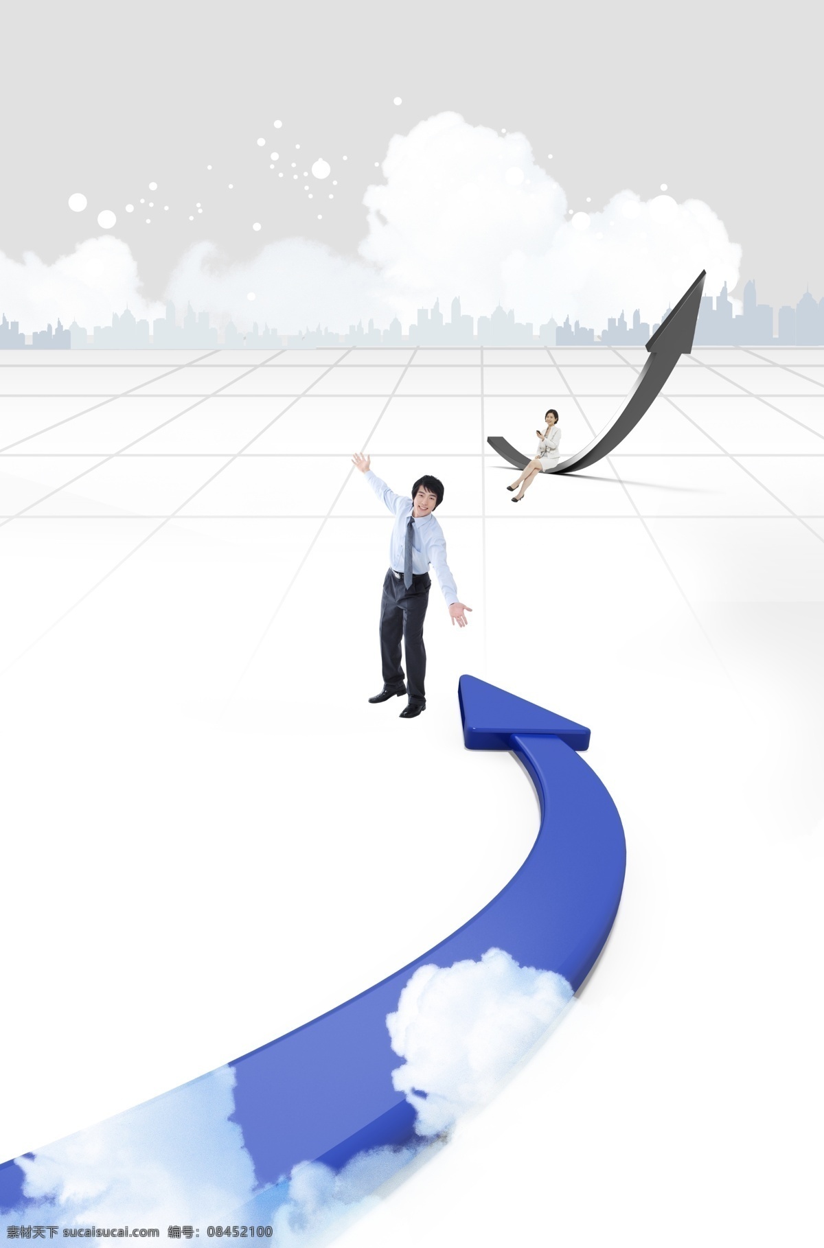 分层 办公人物 创意箭头 高楼剪影 建筑剪影 箭头 商务办公 商务合作 建筑 剪影 模板下载 职场世界 商务职场 职场商务 职场人物 商务男 源文件 psd源文件